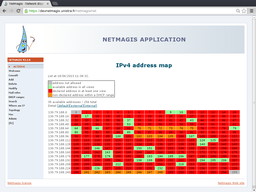 Display of hosts in network